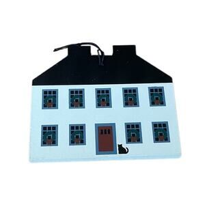 Cat's Meow Christmas Ornament, Federal House Williamsburg Series 1997 Lmtd Ed